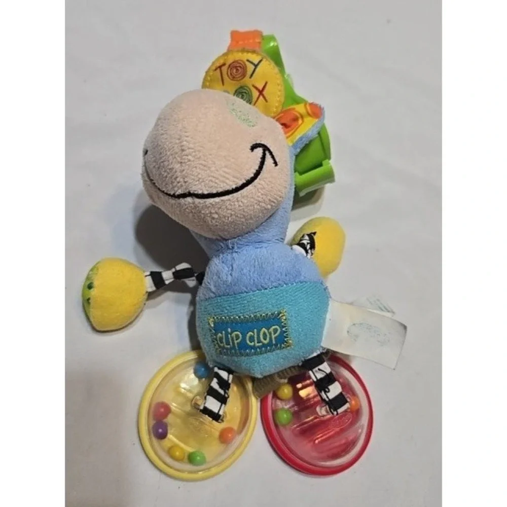 Playgro Dingly Dangly Clip Clop Baby Toy Rattle Activity Colorful Horse Learning